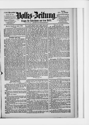 Volks-Zeitung vom 10.06.1898