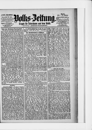 Volks-Zeitung vom 23.06.1898