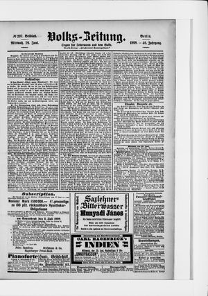 Volks-Zeitung on Jun 29, 1898