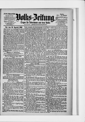 Volks-Zeitung vom 03.07.1898