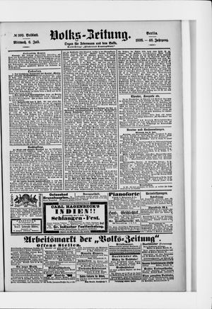 Volks-Zeitung vom 06.07.1898