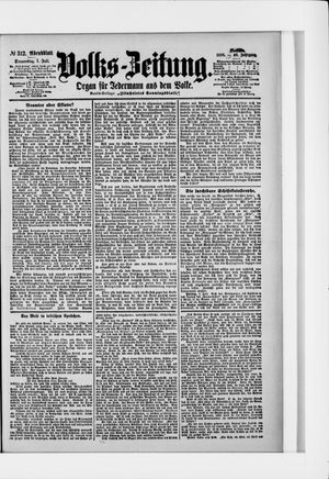 Volks-Zeitung vom 07.07.1898