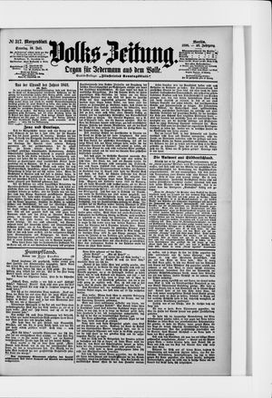 Volks-Zeitung on Jul 10, 1898