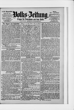 Volks-Zeitung vom 22.07.1898