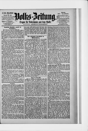 Volks-Zeitung vom 22.07.1898