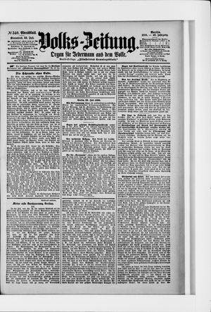 Volks-Zeitung vom 23.07.1898
