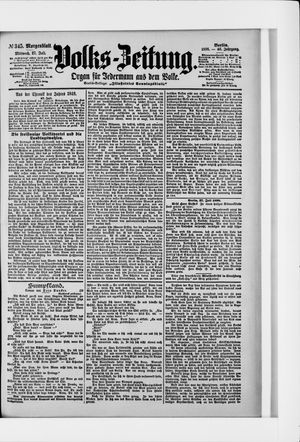 Volks-Zeitung vom 27.07.1898
