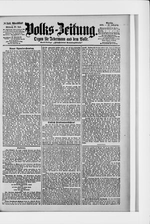 Volks-Zeitung vom 27.07.1898