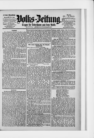 Volks-Zeitung vom 28.07.1898