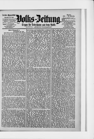Volks-Zeitung vom 31.07.1898