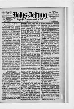 Volks-Zeitung vom 03.08.1898