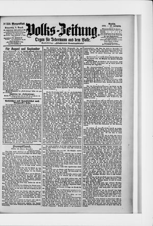 Volks-Zeitung vom 04.08.1898