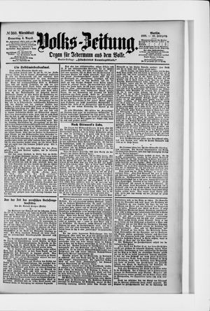 Volks-Zeitung vom 04.08.1898