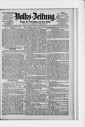 Volks-Zeitung vom 05.08.1898