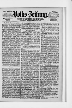 Volks-Zeitung vom 15.08.1898