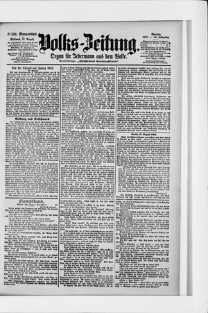 Volks-Zeitung vom 17.08.1898