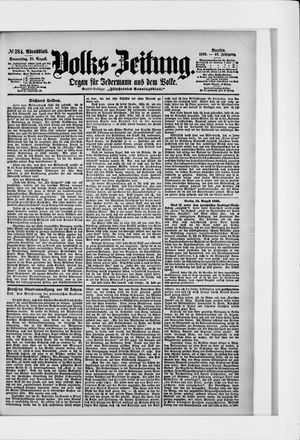 Volks-Zeitung vom 18.08.1898