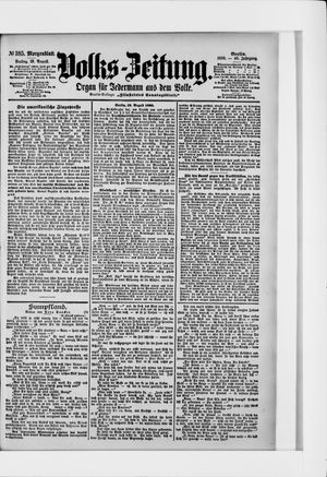 Volks-Zeitung on Aug 19, 1898