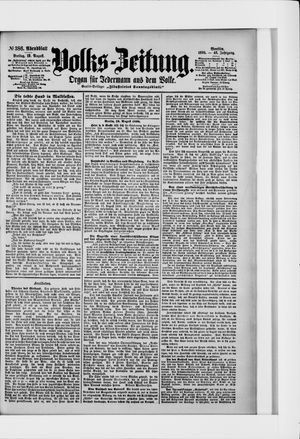 Volks-Zeitung on Aug 19, 1898
