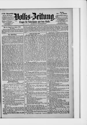 Volks-Zeitung vom 23.08.1898