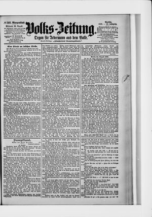 Volks-Zeitung on Aug 24, 1898