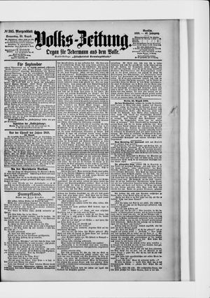 Volks-Zeitung on Aug 25, 1898