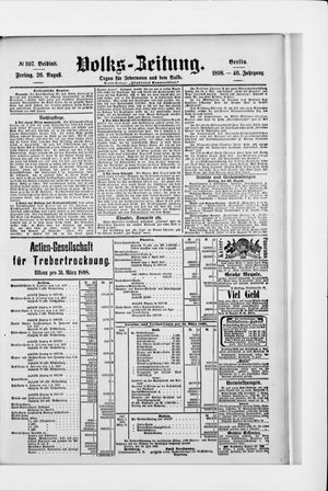 Volks-Zeitung vom 26.08.1898