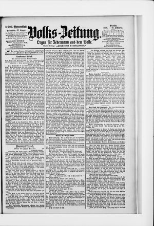 Volks-Zeitung vom 27.08.1898