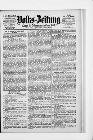 Volks-Zeitung vom 28.08.1898