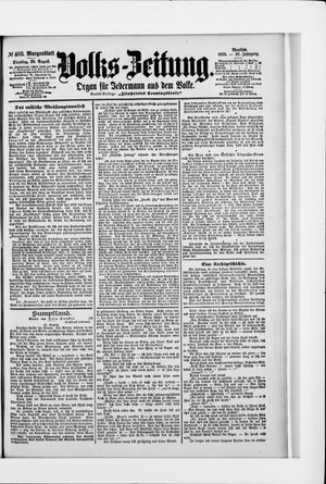 Volks-Zeitung vom 30.08.1898