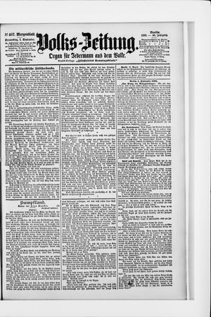 Volks-Zeitung vom 01.09.1898
