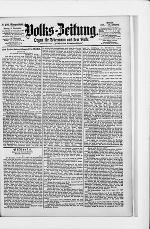 Volks-Zeitung vom 02.09.1898