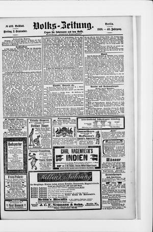 Volks-Zeitung vom 02.09.1898