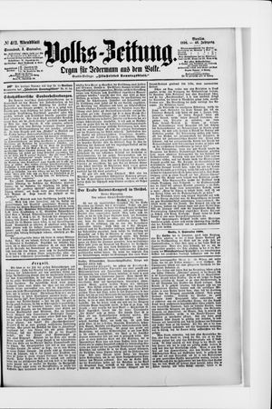 Volks-Zeitung on Sep 3, 1898