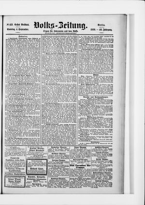 Volks-Zeitung vom 04.09.1898
