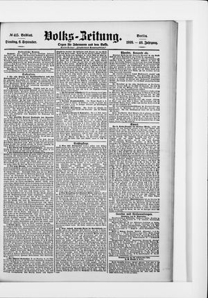 Volks-Zeitung on Sep 6, 1898