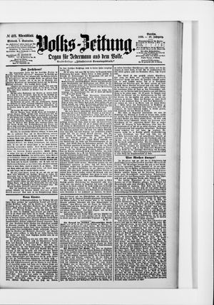 Volks-Zeitung vom 07.09.1898