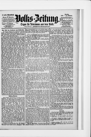 Volks-Zeitung vom 12.09.1898