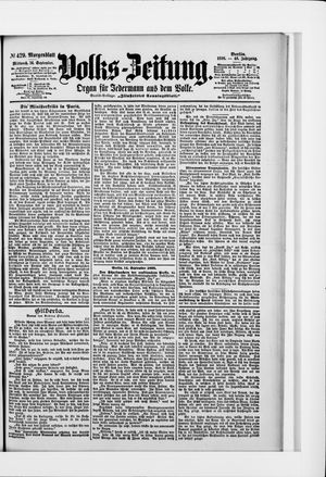Volks-Zeitung vom 14.09.1898