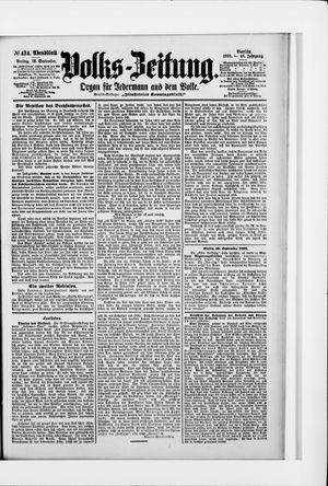 Volks-Zeitung vom 16.09.1898