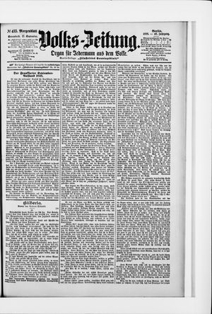 Volks-Zeitung on Sep 17, 1898