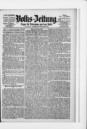 Volks-Zeitung vom 17.09.1898