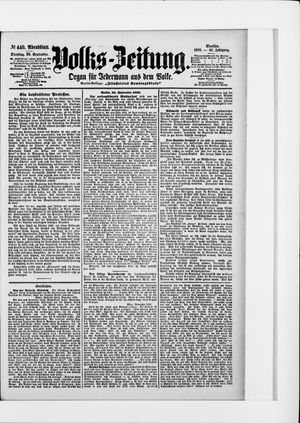 Volks-Zeitung on Sep 20, 1898