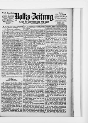 Volks-Zeitung vom 24.09.1898