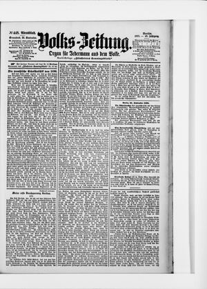 Volks-Zeitung vom 24.09.1898