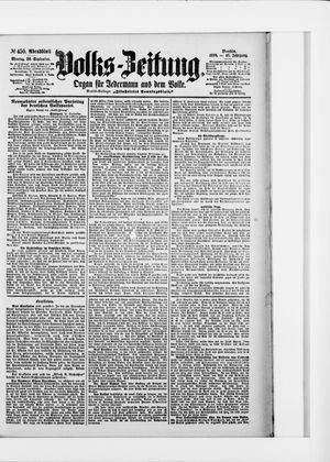 Volks-Zeitung on Sep 26, 1898