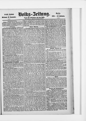 Volks-Zeitung vom 28.09.1898
