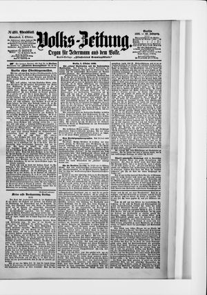 Volks-Zeitung vom 01.10.1898