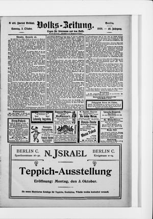Volks-Zeitung vom 02.10.1898