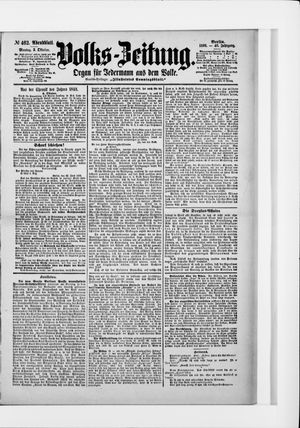 Volks-Zeitung vom 03.10.1898